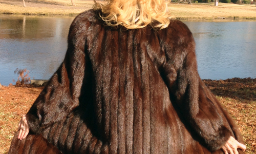 Real Mink Coat Lunaraine