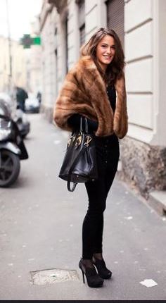 Shopping in Real Mink Style